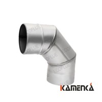 Отвод EcoFlue нерж 1мм диаметр 200 угол 90